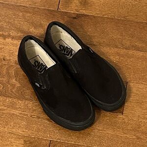 Vans Black Slip-On Shoes, women’s size 6 / EUR 36